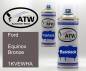 Preview: Ford, Equinox Bronze, 1KVEWHA: 400ml Sprühdose + 400ml Klarlack - Set, von ATW Autoteile West.
